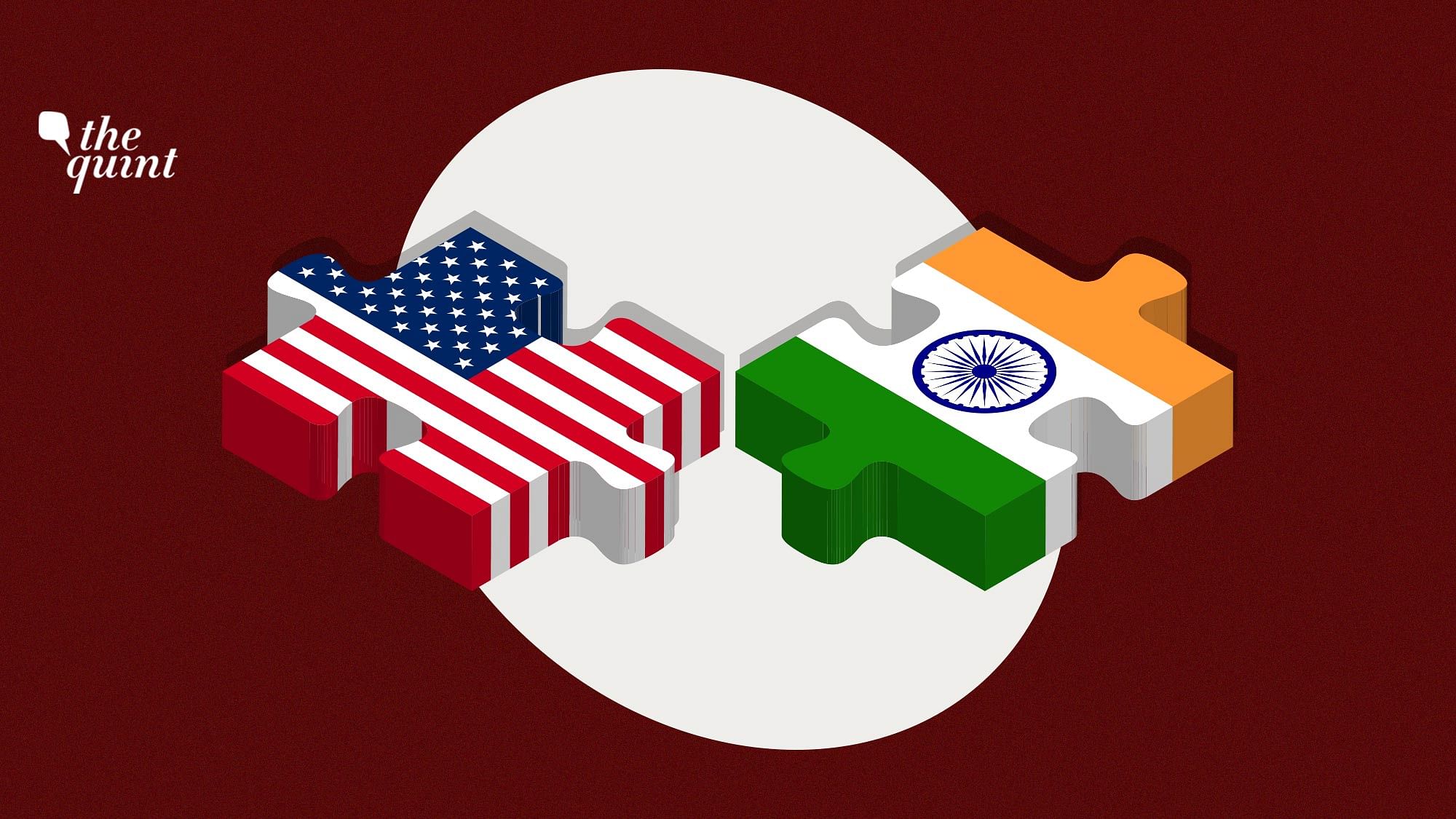 Image of US and Indian flags used for representational purposes.
