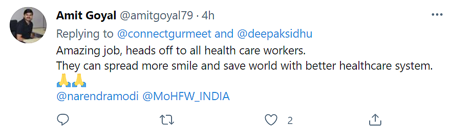 Netizens Applaud Doctors Doing Bhangra to Cheer up Patients