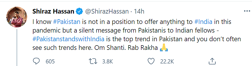 Pakistanis Send Messages of Hope to Indians Amid COVID Crisis
