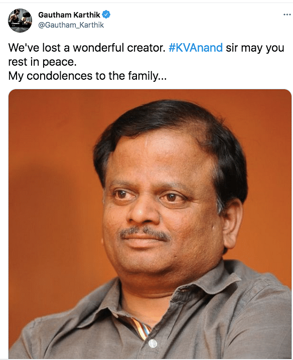 Anand was 54. 