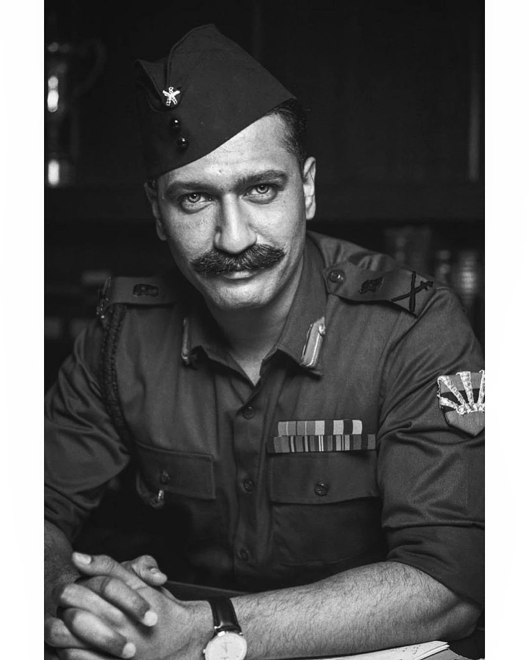 <div class="paragraphs"><p>Vicky Kaushal's first look as Field Marshal Sam Mankeshaw.</p></div>