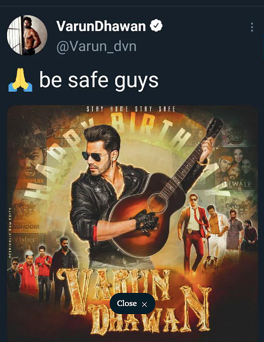 Varun Dhawan Called Out for 'Tone Deaf' B'day Tweet; Deletes It