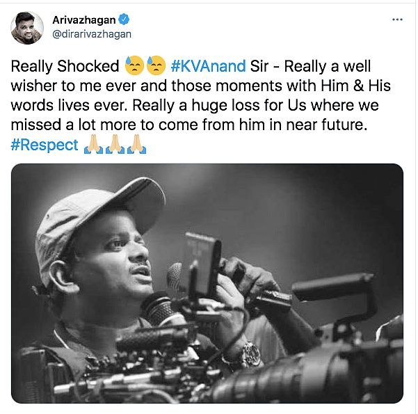 Filmmaker KV Anand Passes Away; Allu Arjun, Others Pay Tributes