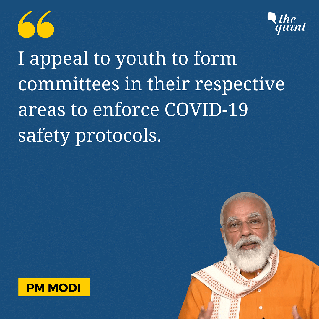 PM Modi’s address came amid a sharp surge in COVID-19 cases.