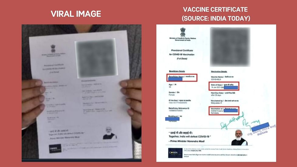 Coronavirus Fact Check | No, Online Death Certificate Does Not Come With PM Modi's Image