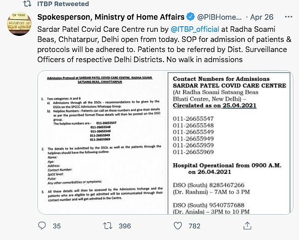 Formalities Keep Patients Waiting For Hours at ITBP COVID Facility