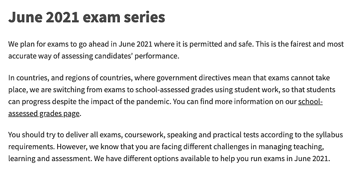 Govt, Cambridge Apathetic to Our Pleas Against Exams Amid COVID