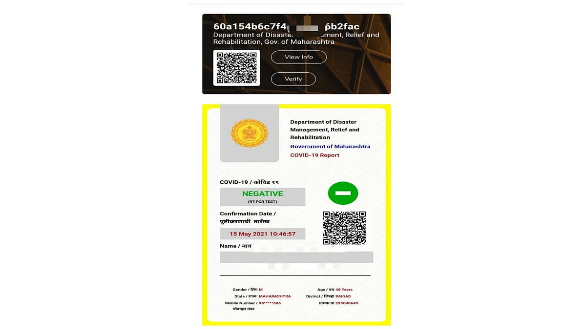 <div class="paragraphs"><p>New verification process of RT-PCR test through blockchain tech. Photo edited to hide sensitive information.</p></div>