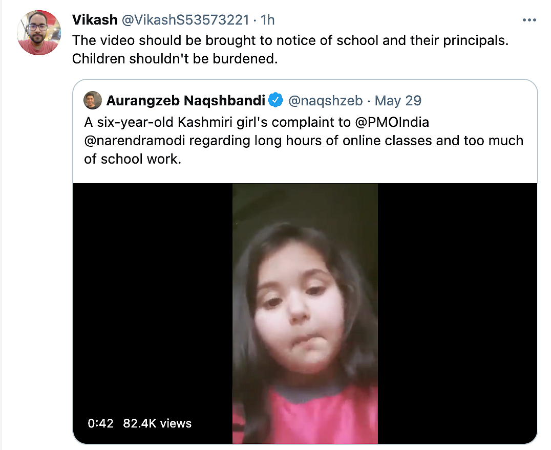 J&K Governor Responds to 6-Year-Old’s Appeal About Online Class