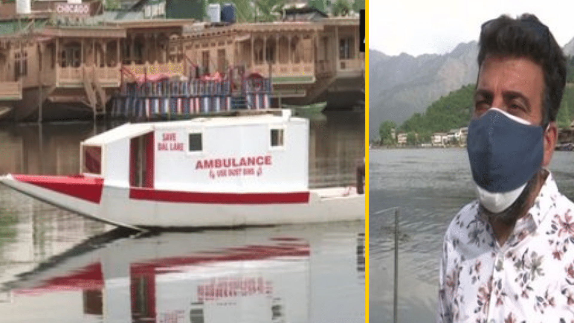 Kashmir Man Fights COVID-19 Stigma by Devising Floating Ambulance