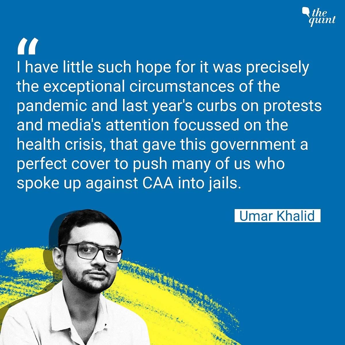 ‘Release Political Prisoners’: We Read Umar Khalid’s Letter