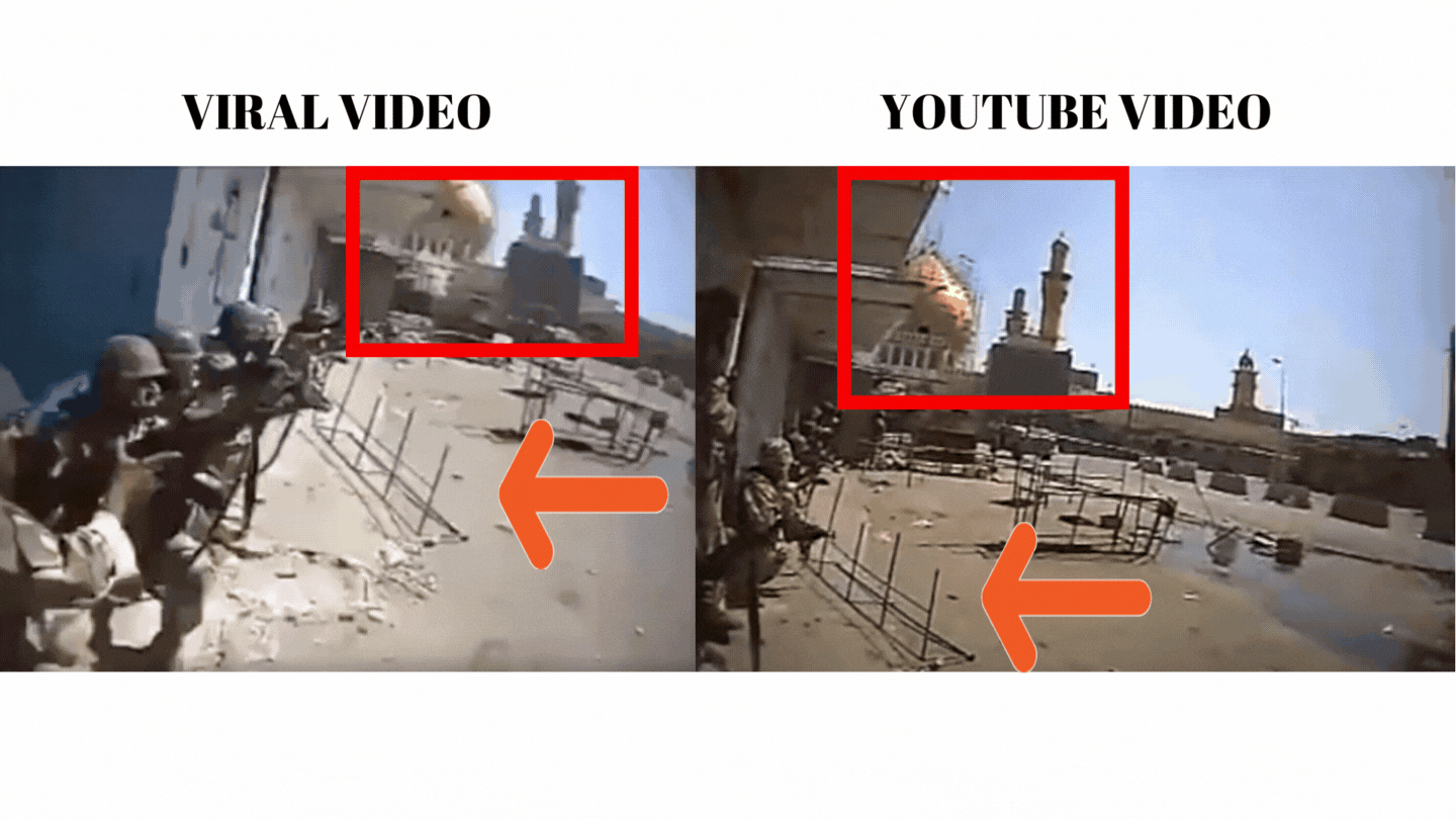 Left: Viral video. Right: YouTube video.