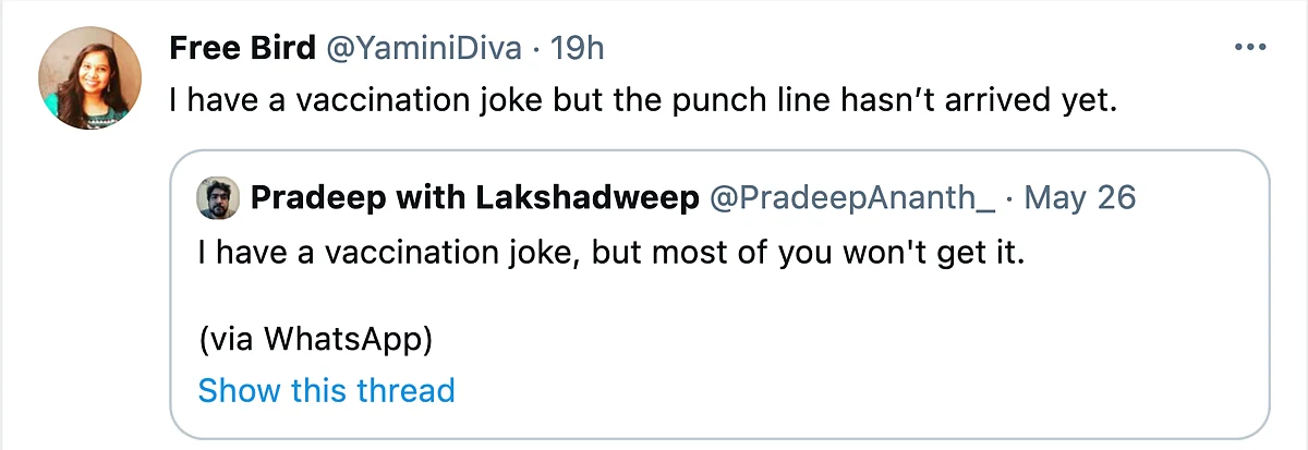 Vaccination Jokes on Twitter That Are Guaranteed to Make You Laugh