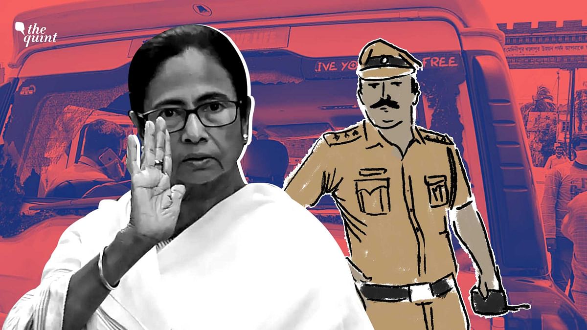 Who was responsible for law and order when post-poll violence and misinformation was spiraling in West Bengal?