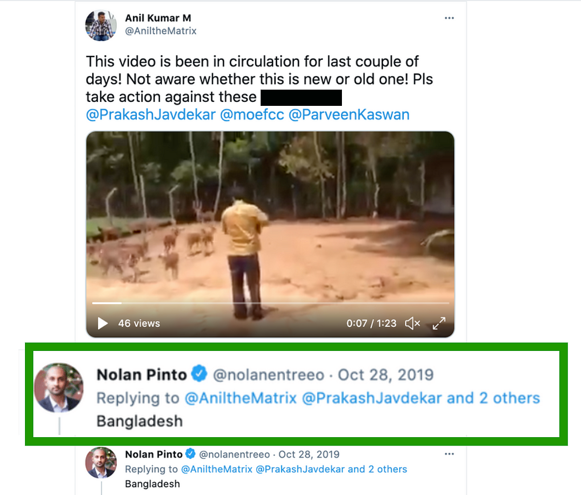 Old B’desh Clip Used to Show BJP MLA ‘Anil Upadhyay’ Hunting Deer