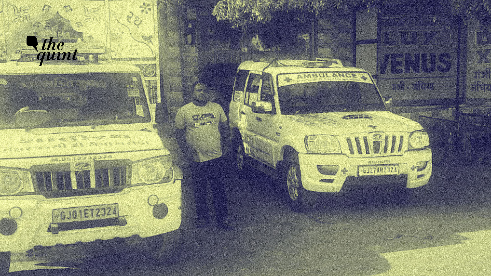 Naroda man turned his SUV as ambulance and hearse as a service for needy.