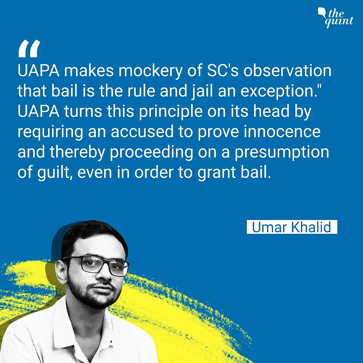 ‘Release Political Prisoners’: We Read Umar Khalid’s Letter