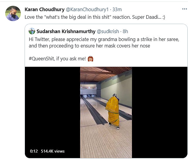 Watch: This Dadi Bowling a Strike in a Saree Will Steal Your Heart