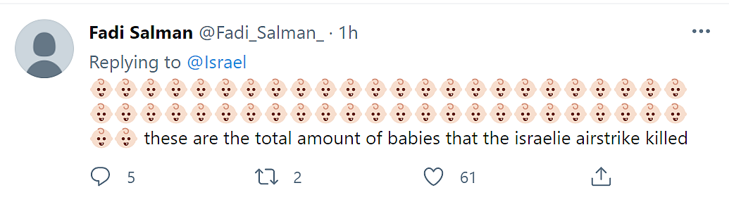 Deranged, Vile: Twitter on Israel's Post Following Gaza Air Strike