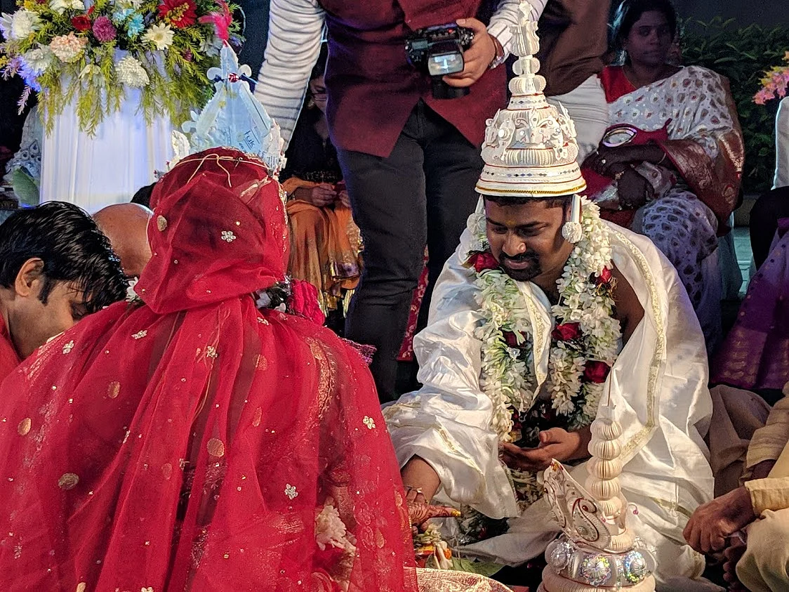 <div class="paragraphs"><p>Sumit on his wedding day.</p></div>