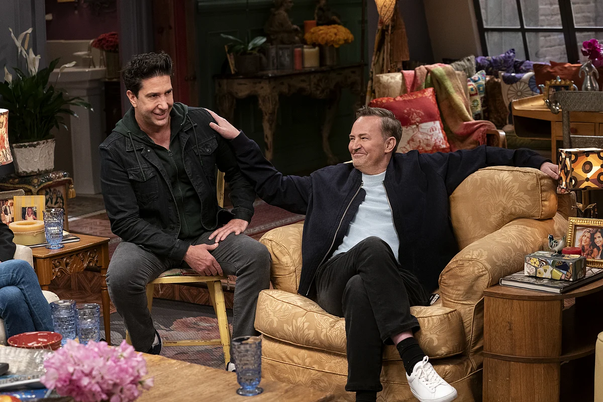 Matthew Perry and David Schwimmer.