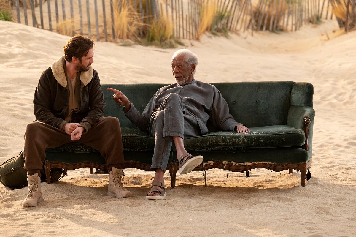 <div class="paragraphs"><p>Morgan Freeman in a still from Solos.</p></div>