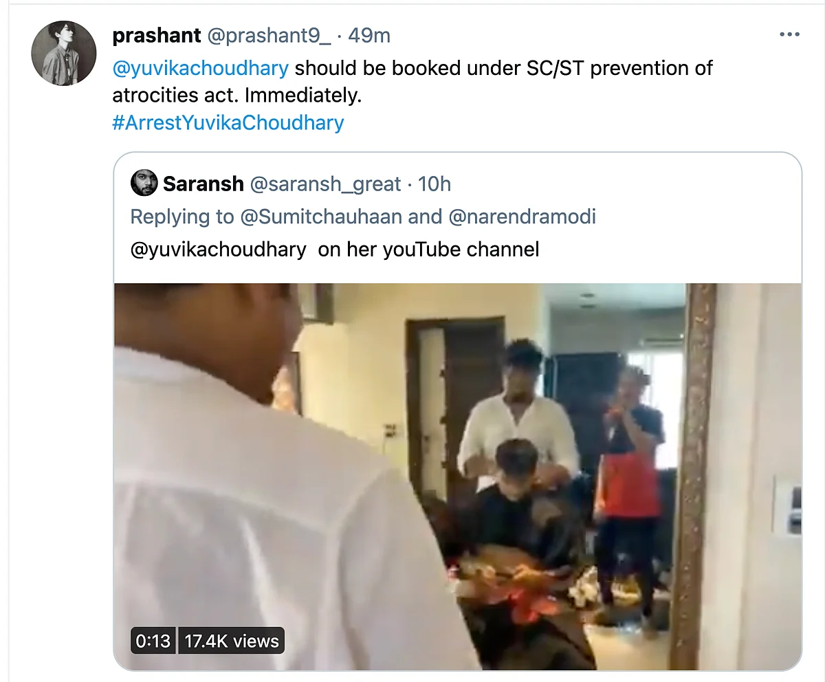 Here's Why Twitter Is Calling to Arrest Yuvika Choudhary