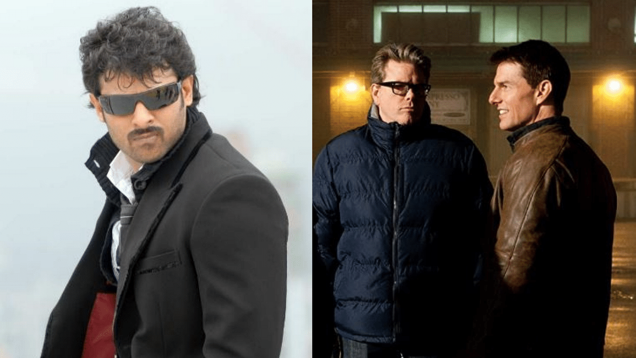 <div class="paragraphs"><p>Actor Prabhas; director Christopher McQuarrie with Mission Impossible star Tom Cruise</p></div>