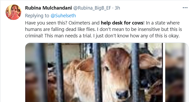 UP Govt Launches Help Desks for Cows Amid COVID, Twitter Reacts