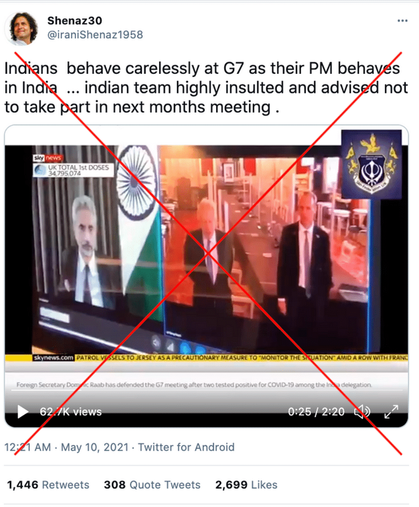 S Jaishankar’s images with foreign dignitaries shown in the viral video were captured before he went into isolation.