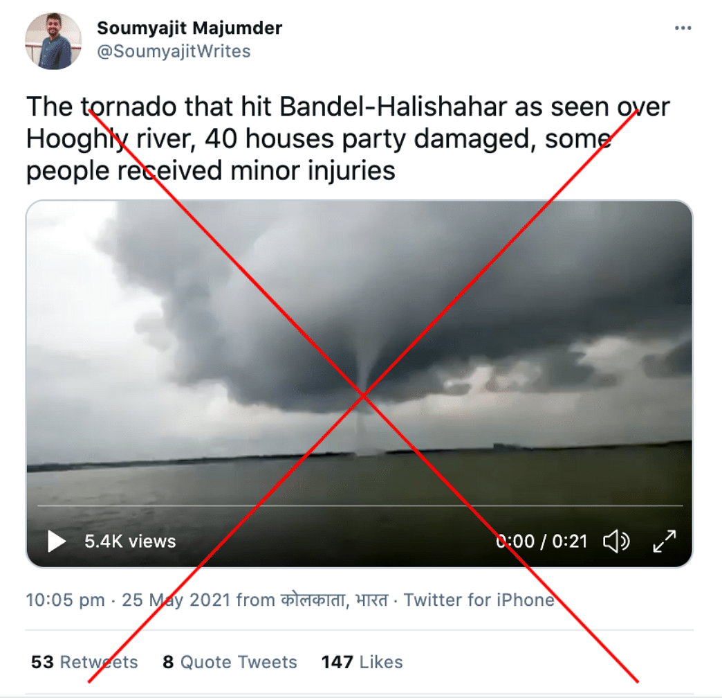The viral video could be traced back to 2016 and is not related to Cyclone Yaas.