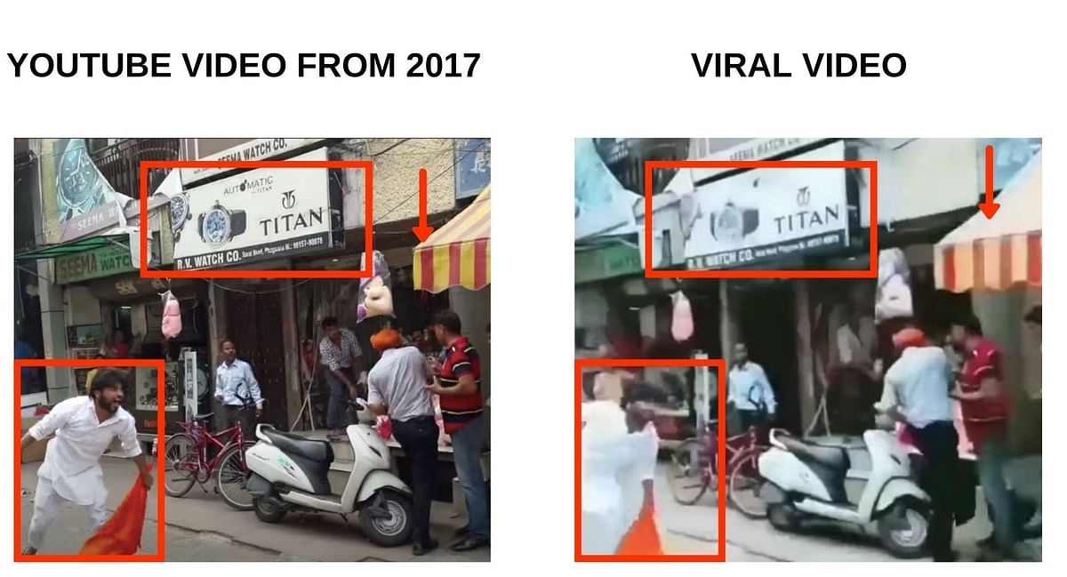 The viral video is actually a compilation of multiple old and unrelated clips. 