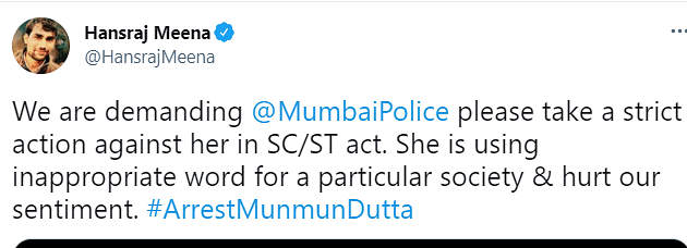 Why Is Arrest Munmun Dutta Trending on Twitter? 