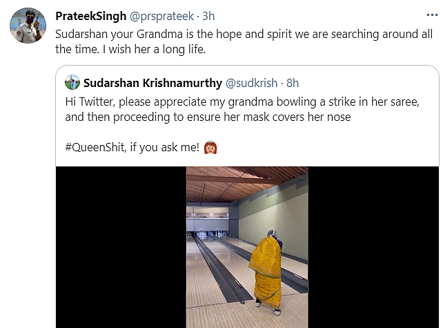 Watch: This Dadi Bowling a Strike in a Saree Will Steal Your Heart