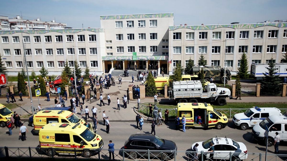 At least nine people, including seven children, were killed on Tuesday, 11 May, when a teenage gunman opened fire at a school in the Russian city of Kazan.