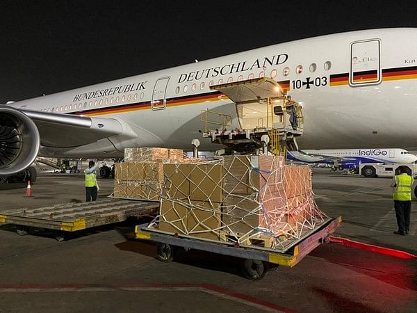 <div class="paragraphs"><p>India receives medical aid from Germany.&nbsp;</p></div>