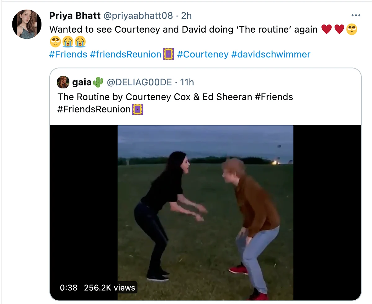 Ed Sheeran Recreated the Friends Routine and Twitter Is All for It