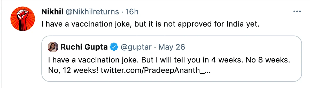 Vaccination Jokes on Twitter That Are Guaranteed to Make You Laugh