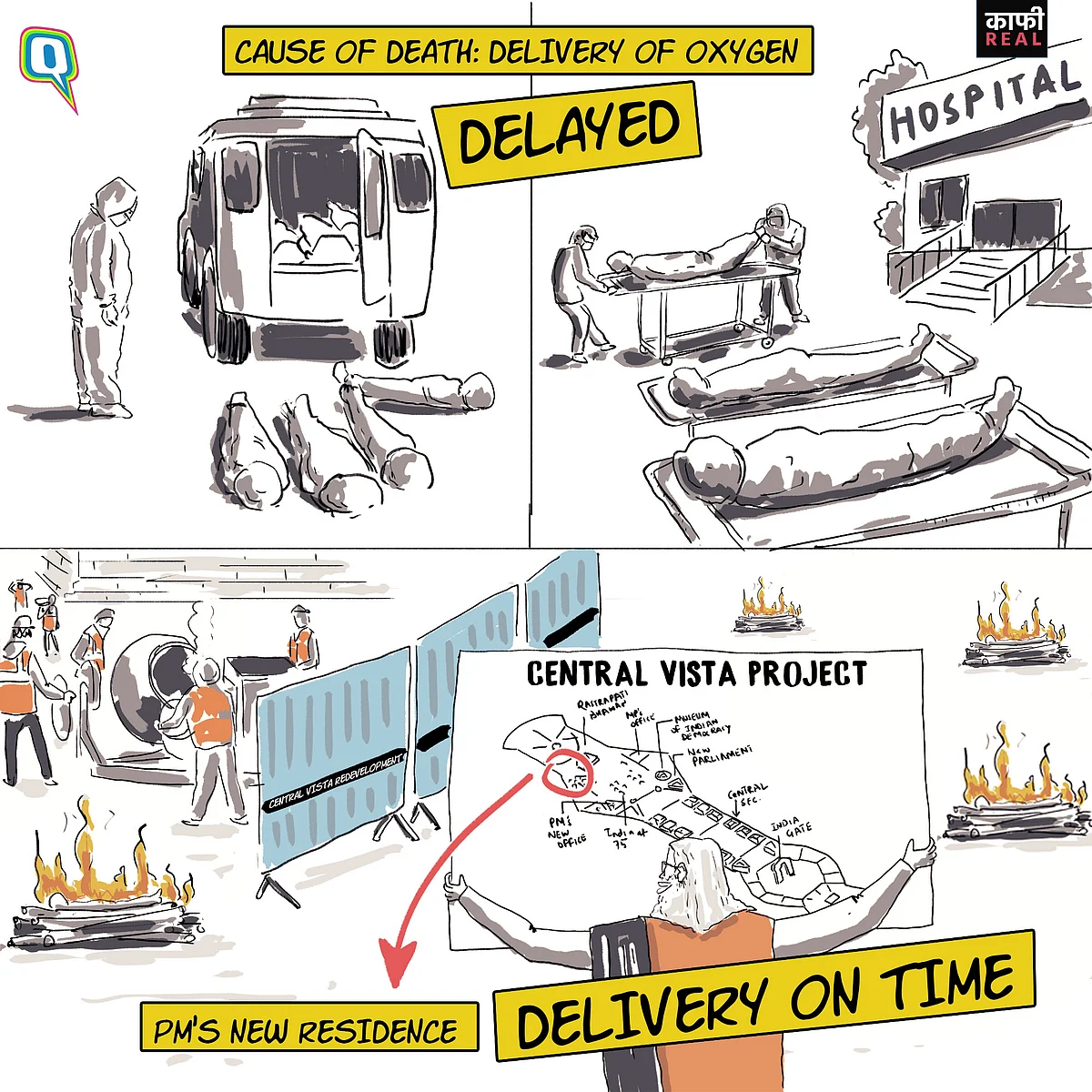 Modi Govt’s Resolve for Central Vista Project Is ‘Kaafi Real’