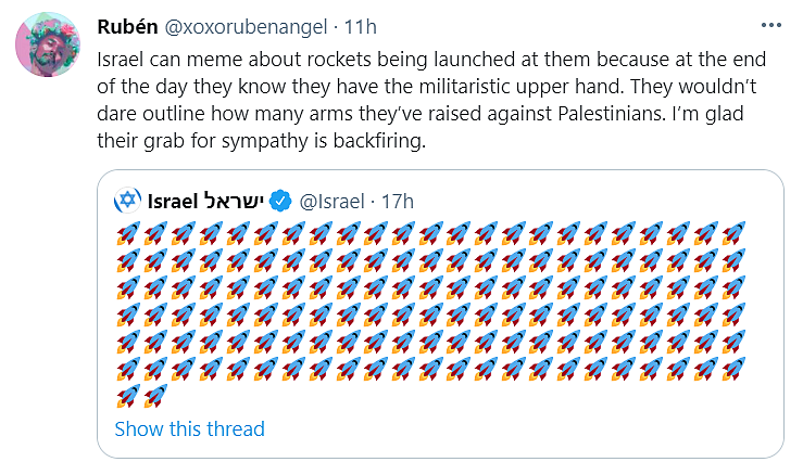Deranged, Vile: Twitter on Israel's Post Following Gaza Air Strike
