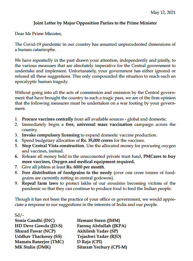 Is 12 Parties’ Letter to PM a Step Towards an Anti-Modi Coalition?