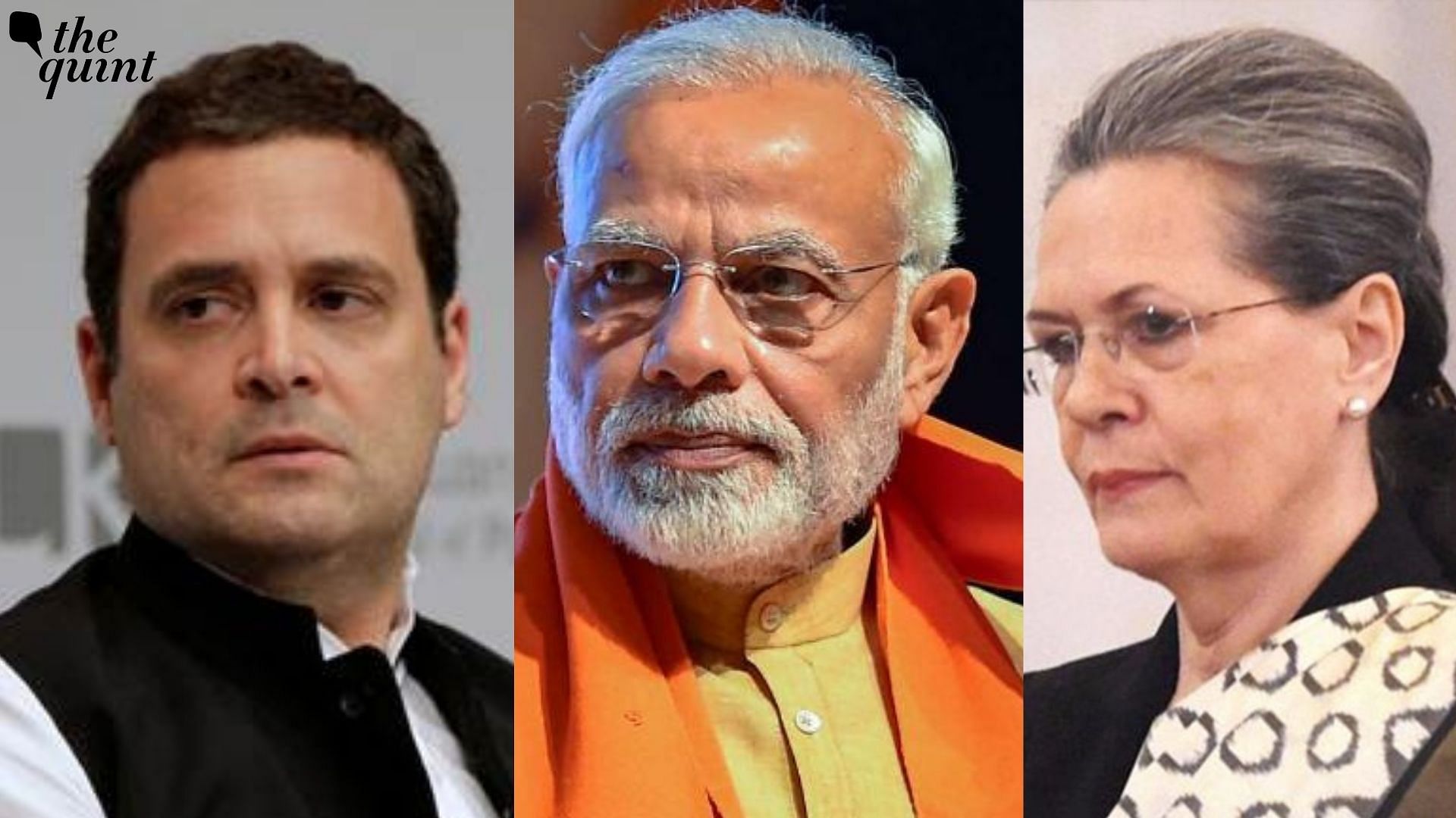 File photos of Rahul Gandhi, PM Modi and Sonia Gandhi used for representational purpose.