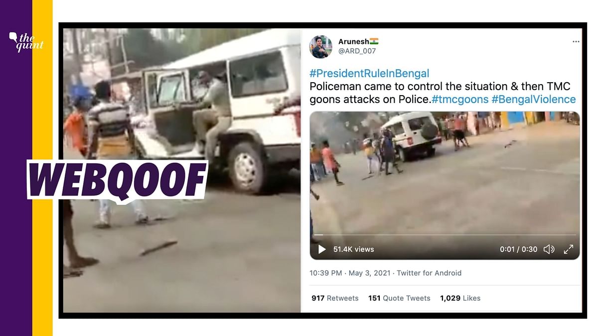 Video From Odisha Falsely Shared as TMC Workers Attacking WB Cops