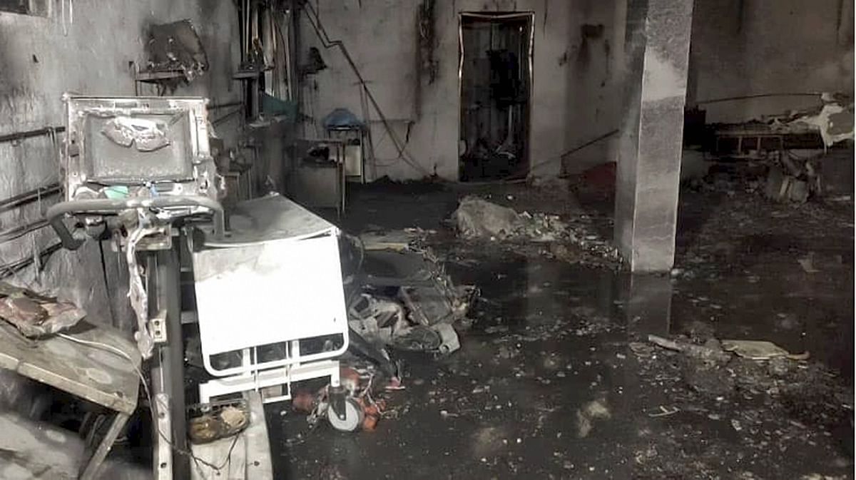 The fire broke out in the early hours of Saturday at Welfare Hospital in Bharuch. 