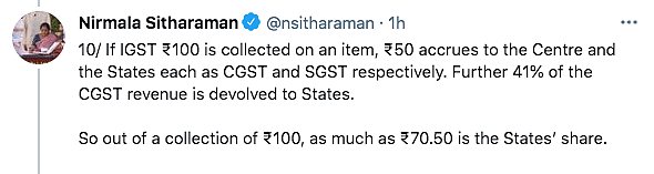 FM Responds to Mamata After Her Letter to Modi on COVID Tax Relief