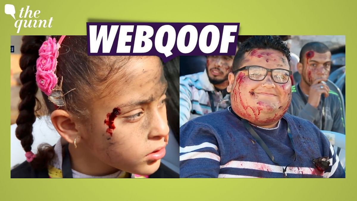 <div class="paragraphs"><p>An old video from 2017 showing makeup artists working before a video shoot is being shared as Gaza residents faking injuries.</p></div>