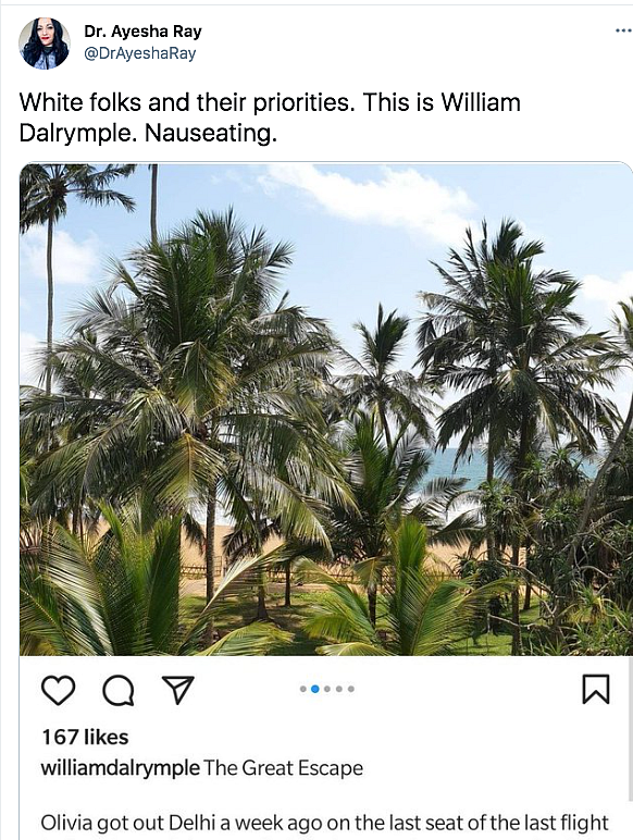 Dalrymple Apologises For Post About 'Leaving Delhi to Avoid COVID'