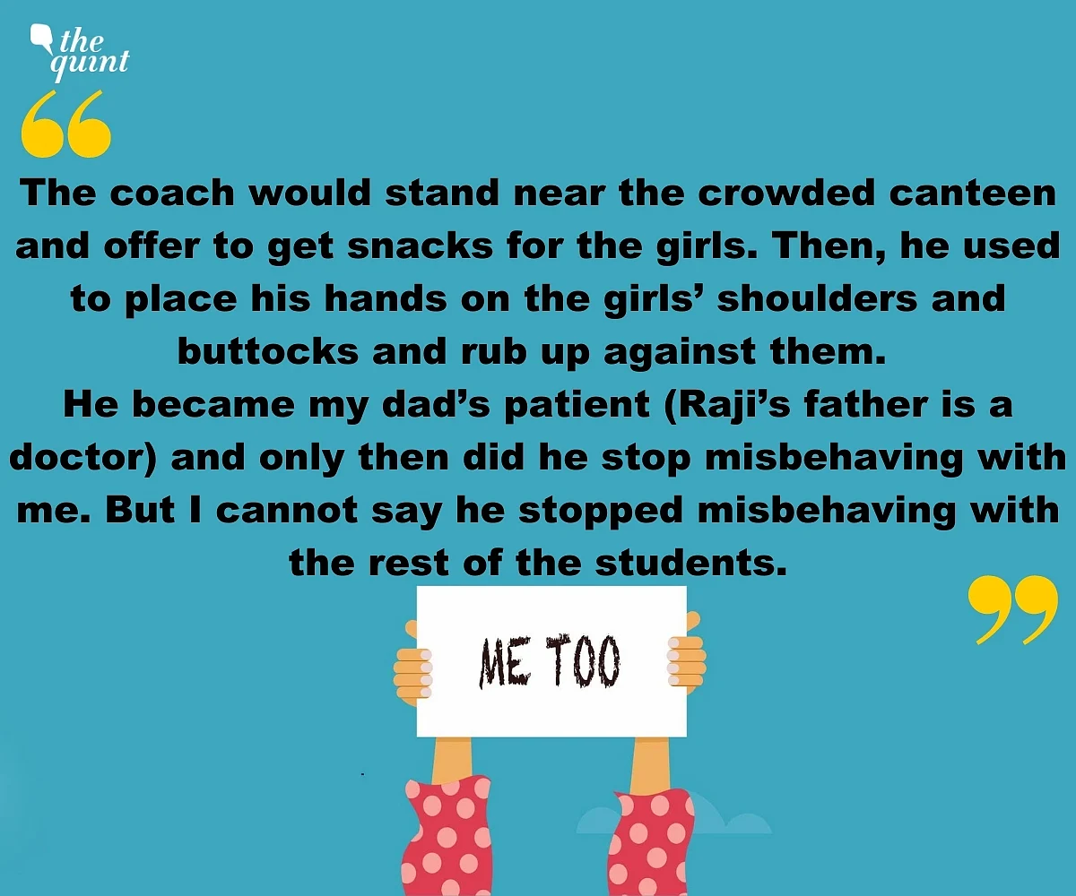 A former student’s allegation.