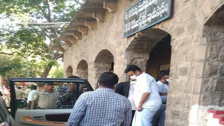 <div class="paragraphs"><p>MP K Raghu Ramakrishna Raju, who was sent to 14-day remand till May 28.</p></div>