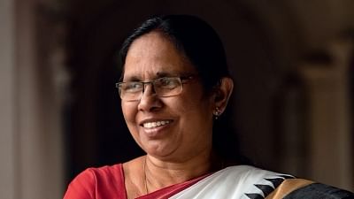 <div class="paragraphs"><p>Speaking at a Women's Day programme  on Tuesday, Shailaja Teacher took a dig at the survivors.</p></div>